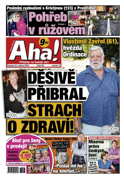 E-magazín AHA! - 23.4.2016 - CZECH NEWS CENTER a. s.