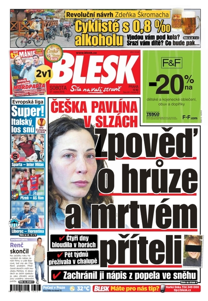 E-magazín Blesk - 27.8.2016 - CZECH NEWS CENTER a. s.