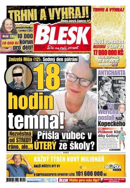 E-magazín Blesk - 18.1.2017 - CZECH NEWS CENTER a. s.