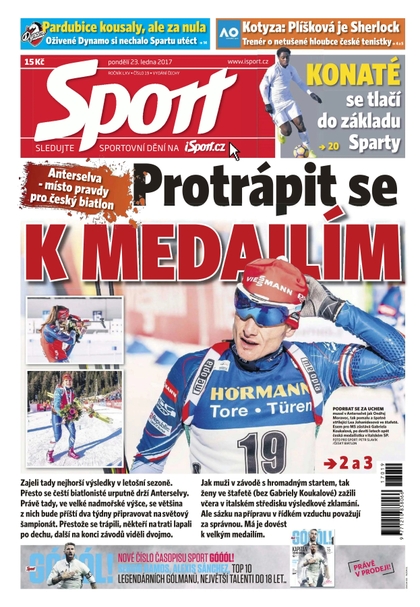 E-magazín Sport - 23.1.2017 - CZECH NEWS CENTER a. s.