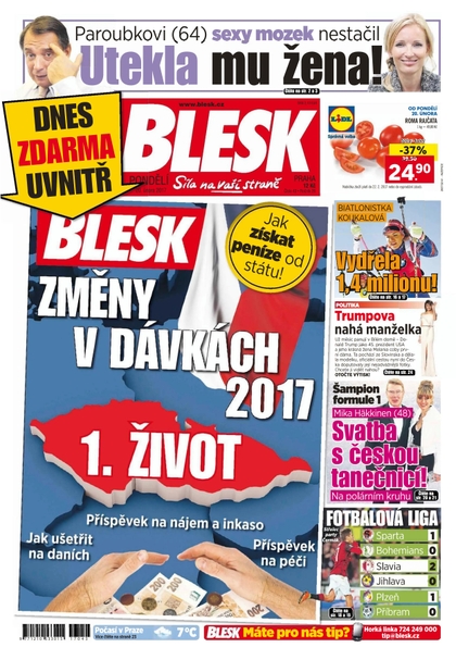 E-magazín Blesk - 20.2.2017 - CZECH NEWS CENTER a. s.