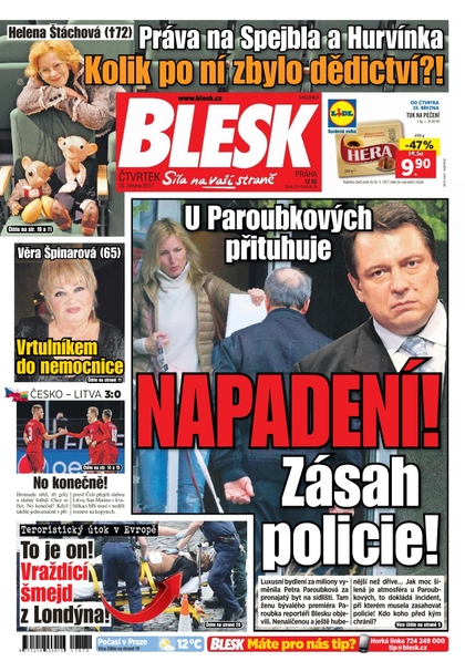 E-magazín Blesk - 23.3.2017 - CZECH NEWS CENTER a. s.