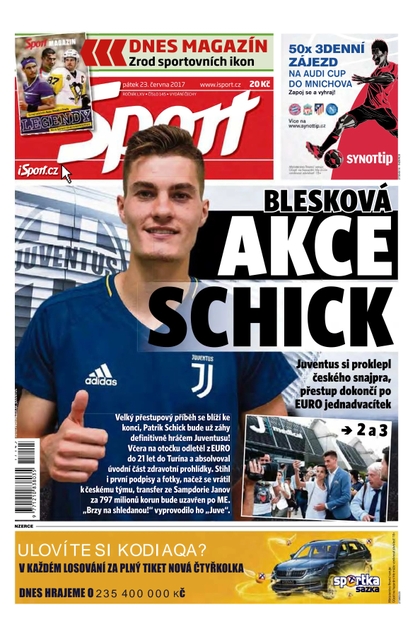 E-magazín Sport - 23.6.2017 - CZECH NEWS CENTER a. s.
