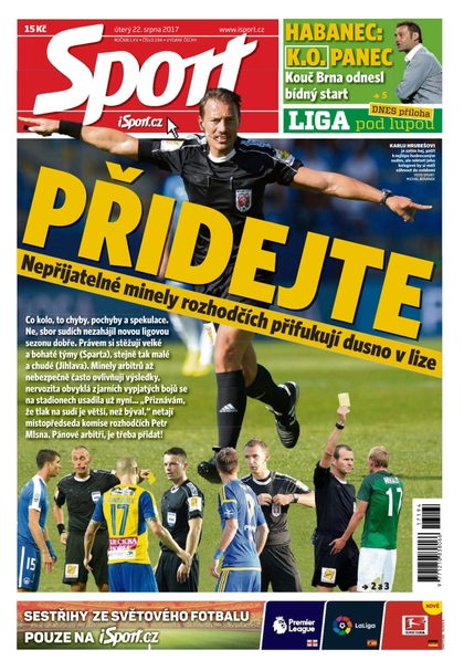 E-magazín Sport - 22.8.2017 - CZECH NEWS CENTER a. s.