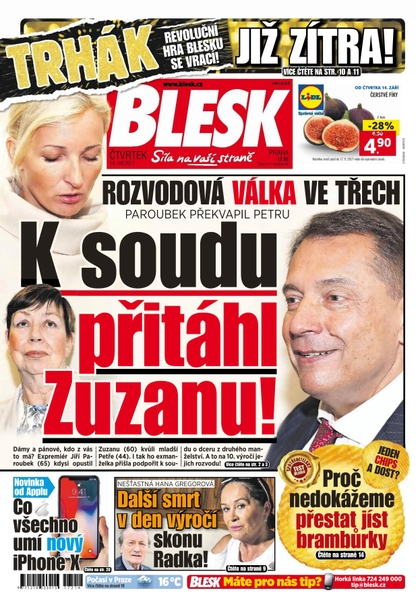 E-magazín Blesk - 14.9.2017 - CZECH NEWS CENTER a. s.
