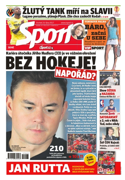 E-magazín Sport - 19.10.2017 - CZECH NEWS CENTER a. s.