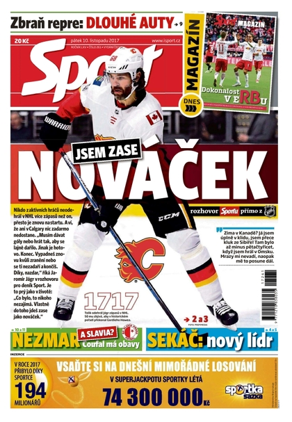 E-magazín Sport - 10.11.2017 - CZECH NEWS CENTER a. s.