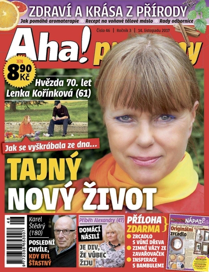 E-magazín AHA! pro ženy - 14.11.2017 - CZECH NEWS CENTER a. s.