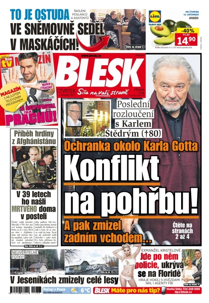 E-magazín Blesk - 16.11.2017 - CZECH NEWS CENTER a. s.