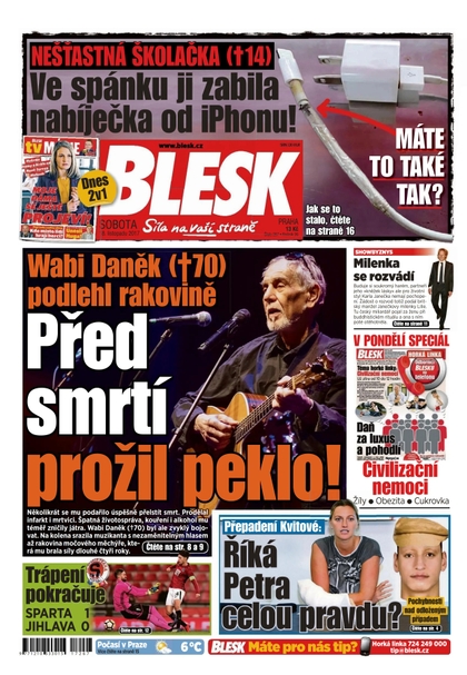 E-magazín Blesk - 18.11.2017 - CZECH NEWS CENTER a. s.