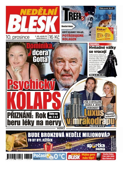 E-magazín Nedělní Blesk - 10.12.2017 - CZECH NEWS CENTER a. s.