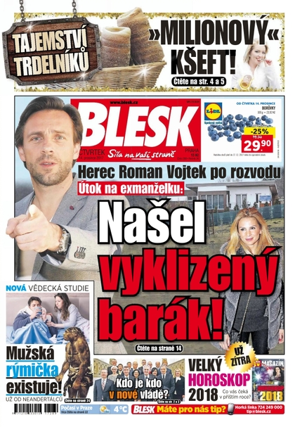 E-magazín Blesk - 14.12.2017 - CZECH NEWS CENTER a. s.