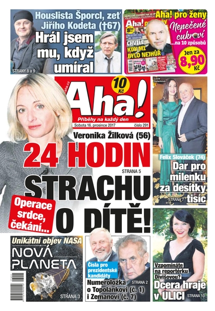 E-magazín AHA! - 16.12.2017 - CZECH NEWS CENTER a. s.