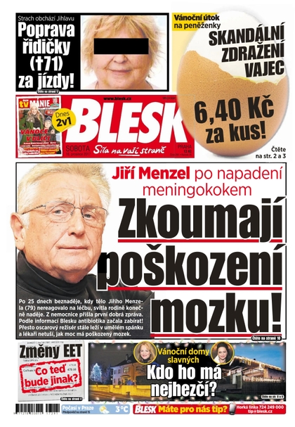 E-magazín Blesk - 16.12.2017 - CZECH NEWS CENTER a. s.