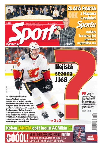 E-magazín Sport - 9.1.2018 - CZECH NEWS CENTER a. s.