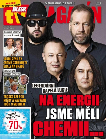 E-magazín Blesk Tv magazín - 12.1.2018 - CZECH NEWS CENTER a. s.