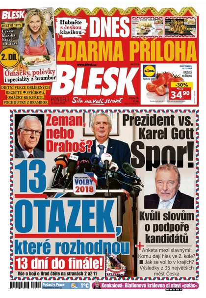 E-magazín Blesk - 15.1.2018 - CZECH NEWS CENTER a. s.