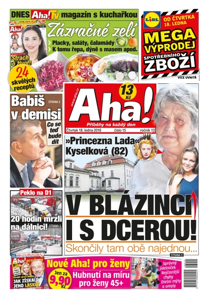 E-magazín AHA! - 18.1.2018 - CZECH NEWS CENTER a. s.