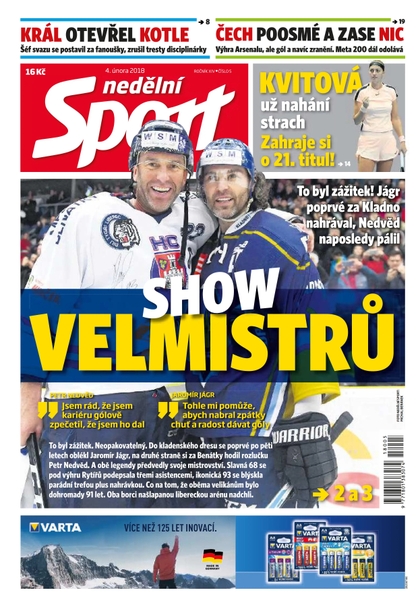 E-magazín Nedělní Sport - 4.2.2018 - CZECH NEWS CENTER a. s.