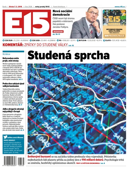 E-magazín E15 - 7.2.2018 - CZECH NEWS CENTER a. s.