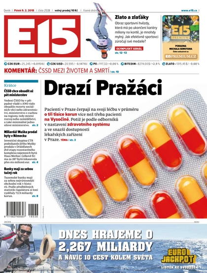 E-magazín E15 - 9.2.2018 - CZECH NEWS CENTER a. s.