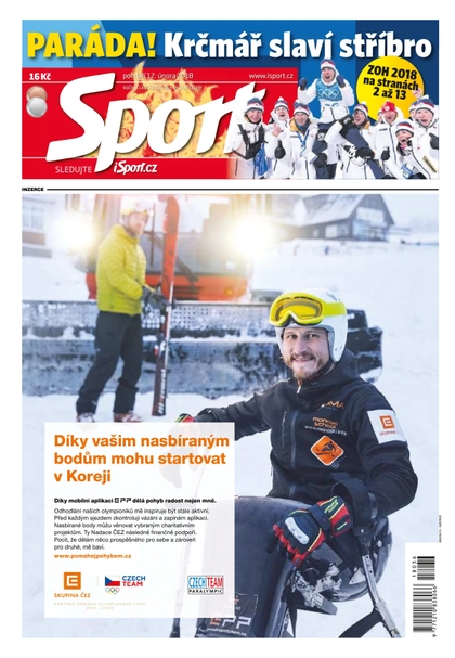 E-magazín Sport - 12.2.2018 - CZECH NEWS CENTER a. s.