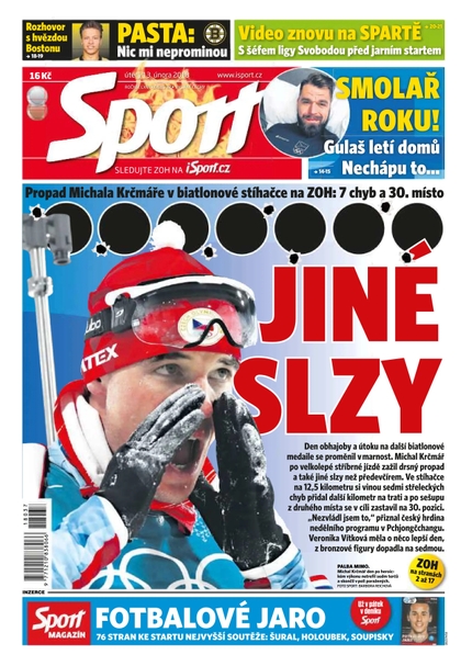 E-magazín Sport - 13.2.2018 - CZECH NEWS CENTER a. s.