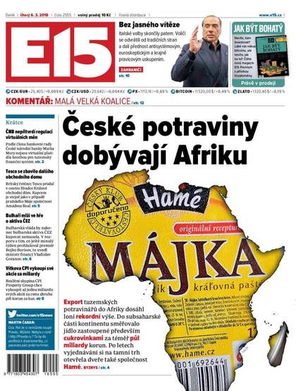 E-magazín E15 - 6.3.2018 - CZECH NEWS CENTER a. s.