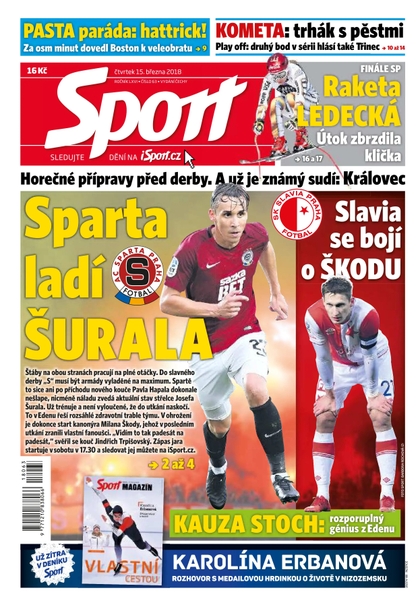 E-magazín Sport - 15.3.2018 - CZECH NEWS CENTER a. s.