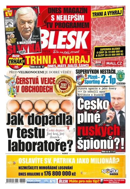 E-magazín Blesk - 16.3.2018 - CZECH NEWS CENTER a. s.