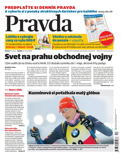 E-magazín Denník Pravda 24.3.2018 - OUR MEDIA SR a. s.