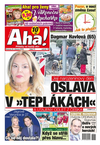 E-magazín AHA! - 24.3.2018 - CZECH NEWS CENTER a. s.