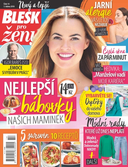 E-magazín Blesk pro ženy - 3.4.2018 - CZECH NEWS CENTER a. s.