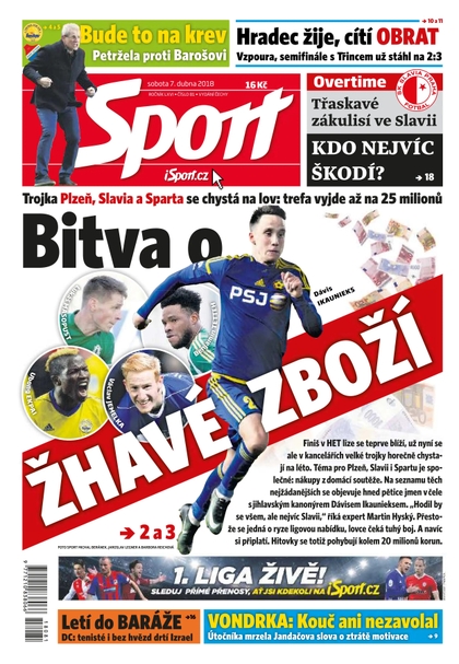 E-magazín Sport - 7.4.2018 - CZECH NEWS CENTER a. s.