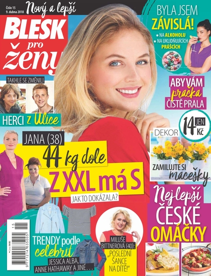 E-magazín Blesk pro ženy - 9.4.2018 - CZECH NEWS CENTER a. s.