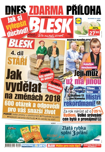 E-magazín Blesk - 23.4.2018 - CZECH NEWS CENTER a. s.