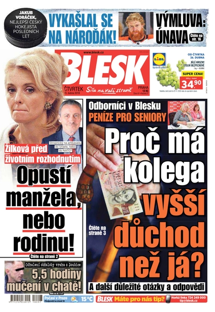 E-magazín Blesk - 26.4.2018 - CZECH NEWS CENTER a. s.