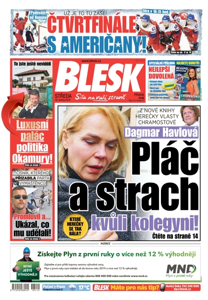 E-magazín Blesk - 16.5.2018 - CZECH NEWS CENTER a. s.