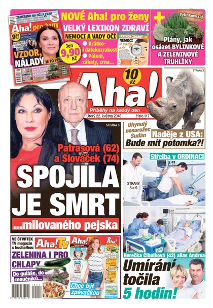 E-magazín AHA! - 22.5.2018 - CZECH NEWS CENTER a. s.