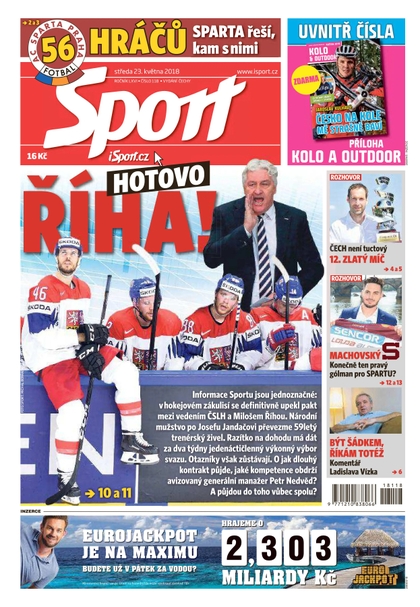E-magazín Sport - 23.5.2018 - CZECH NEWS CENTER a. s.