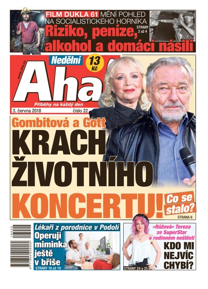 E-magazín Nedělní AHA! - 3.6.2018 - CZECH NEWS CENTER a. s.