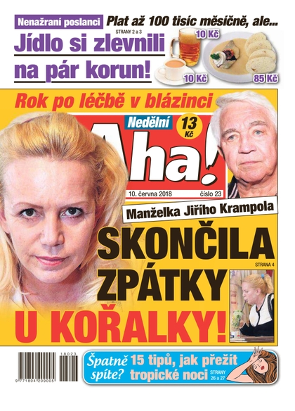 E-magazín Nedělní AHA! - 10.6.2018 - CZECH NEWS CENTER a. s.