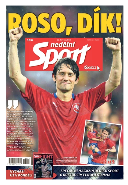 E-magazín Nedělní Sport - 10.6.2018 - CZECH NEWS CENTER a. s.