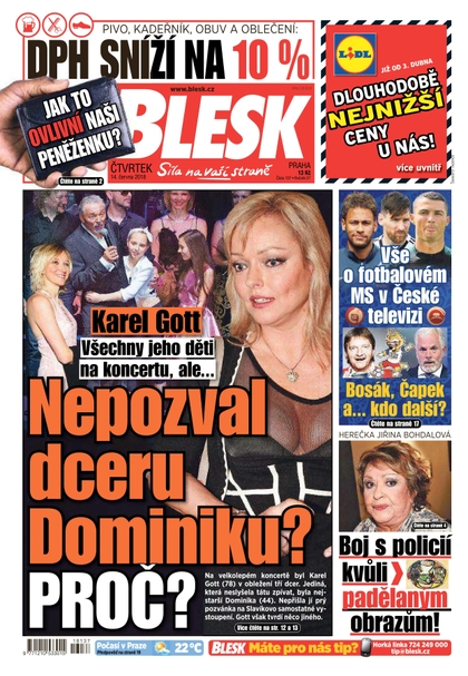 E-magazín Blesk - 14.6.2018 - CZECH NEWS CENTER a. s.