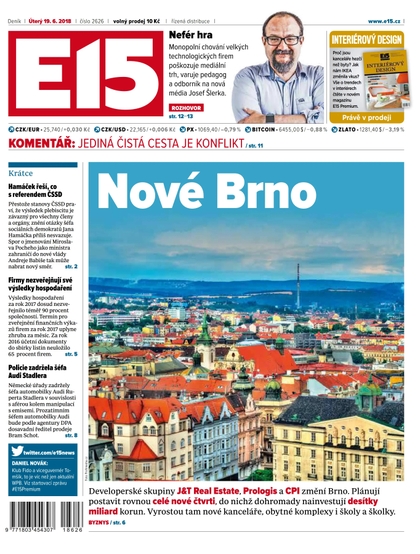 E-magazín E15 - 19.6.2018 - CZECH NEWS CENTER a. s.