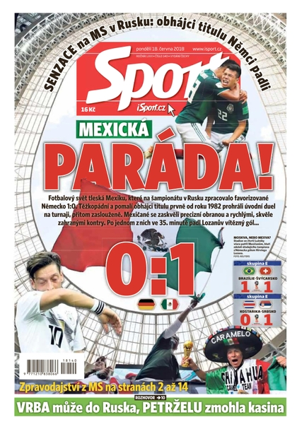 E-magazín Sport - 18.6.2018 - CZECH NEWS CENTER a. s.