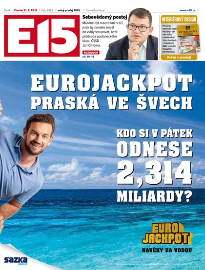 E-magazín E15 - 21.6.2018 - CZECH NEWS CENTER a. s.