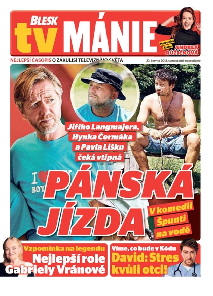 E-magazín Blesk Tv manie - 23.6.2018 - CZECH NEWS CENTER a. s.