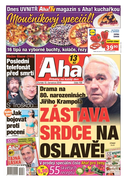 E-magazín AHA! - 12.7.2018 - CZECH NEWS CENTER a. s.