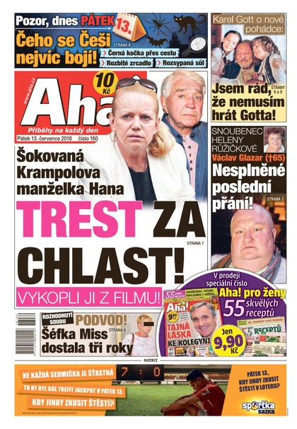 E-magazín AHA! - 13.7.2018 - CZECH NEWS CENTER a. s.